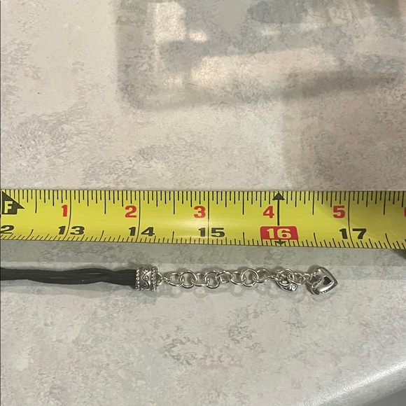 Brighton Silver and Black Heart Pendant Necklace - Picture 5 of 8